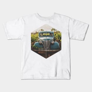 Vintage Car Geometric Photography Kids T-Shirt